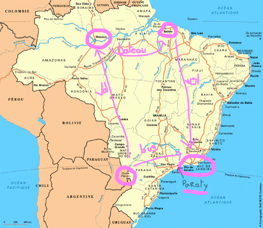 plan bresil mes bouts du monde